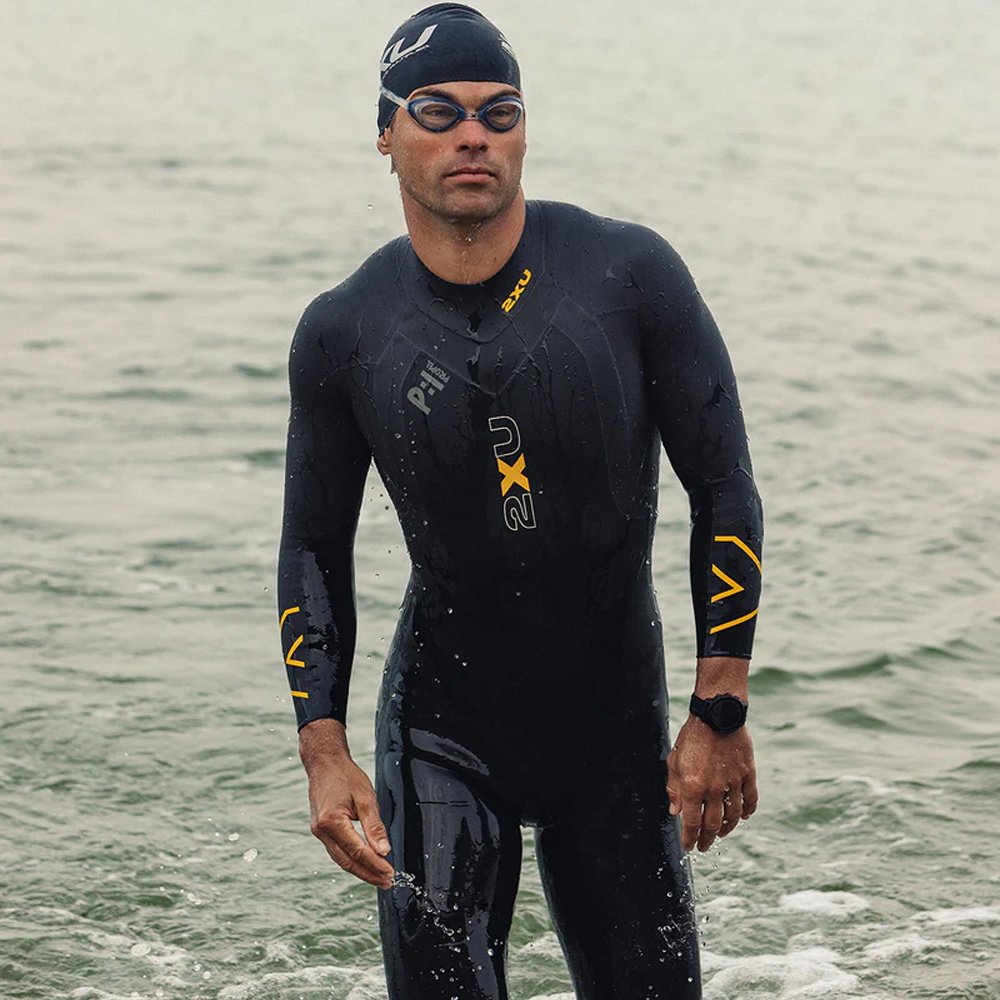 2026 2XU Da Uomo P:1 Propel Swim Muta MW4991c - Black / Ambition